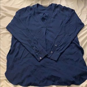 Vince. Navy Blue Blouse - S